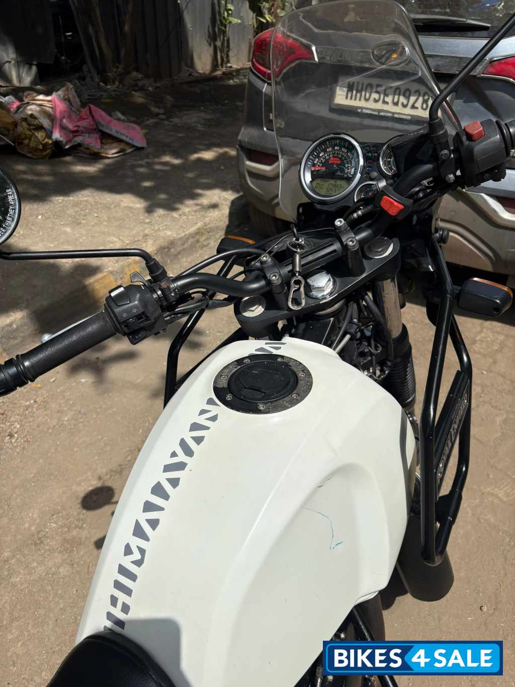 White Royal Enfield Himalayan