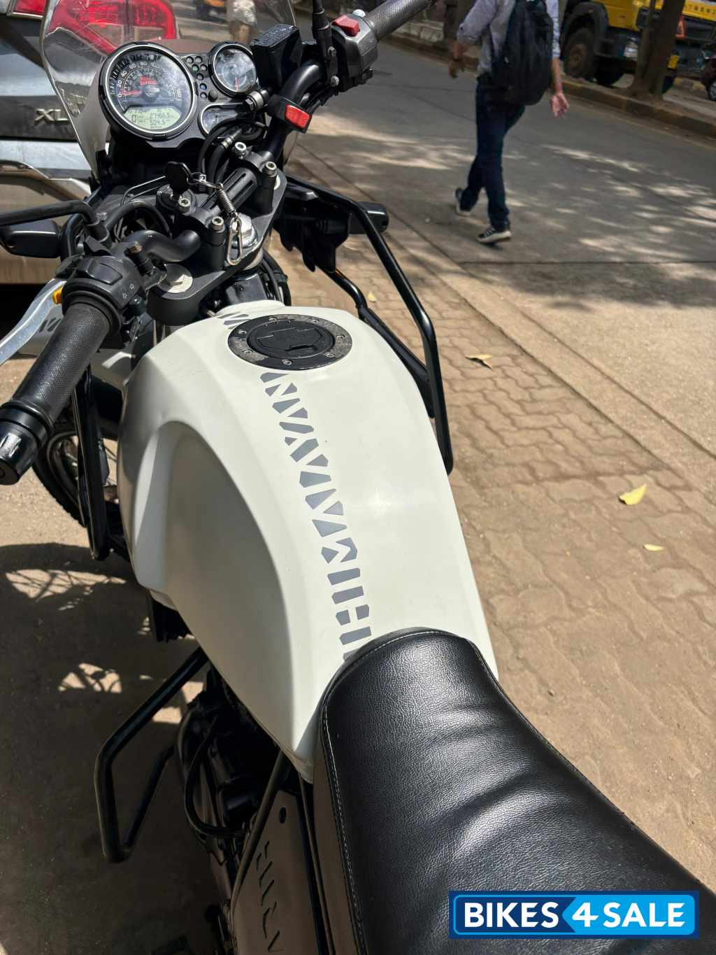 White Royal Enfield Himalayan