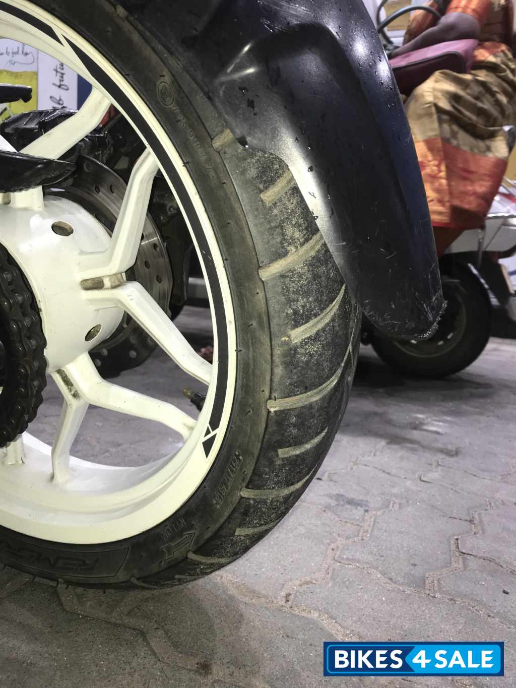 Glossy Pewter Grey Bajaj Pulsar NS200