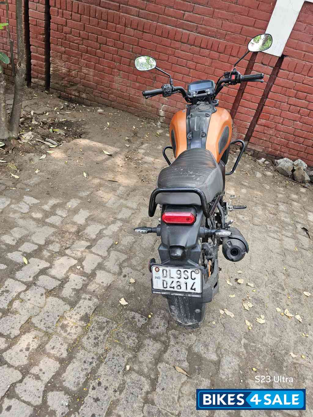 Mat Orange Yamaha FZ-X