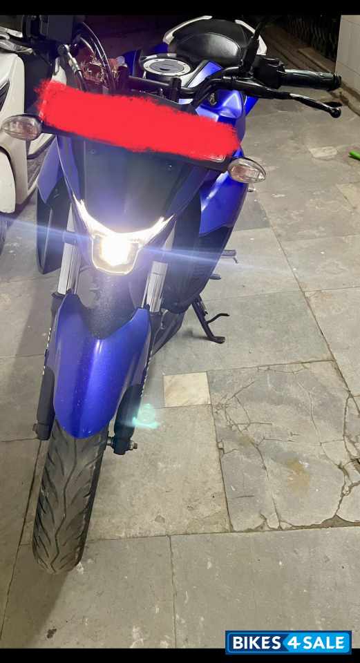 Blue Yamaha FZ 25 BS6