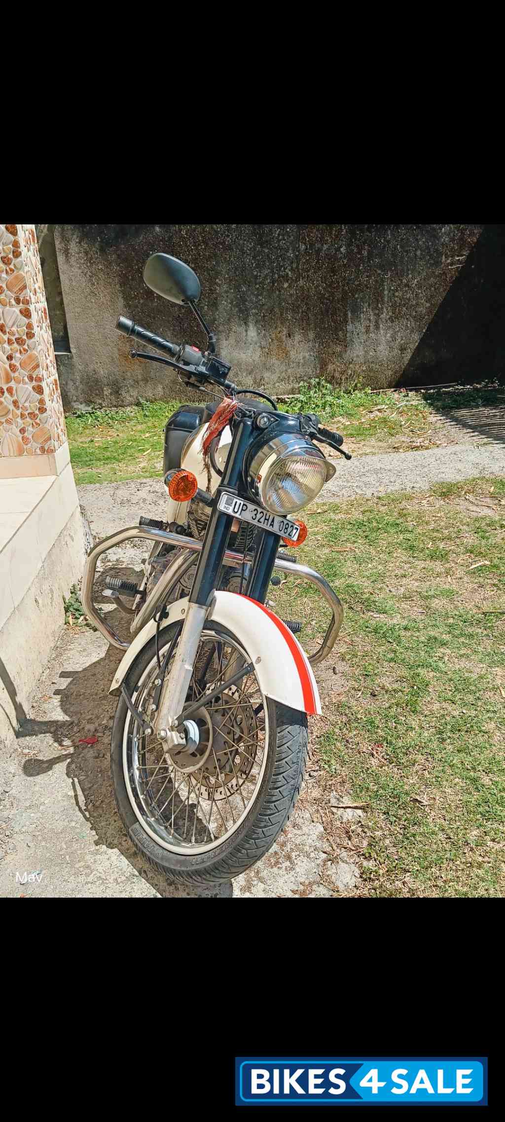 Ash White Royal Enfield Classic 350
