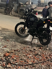 Black Royal Enfield Himalayan