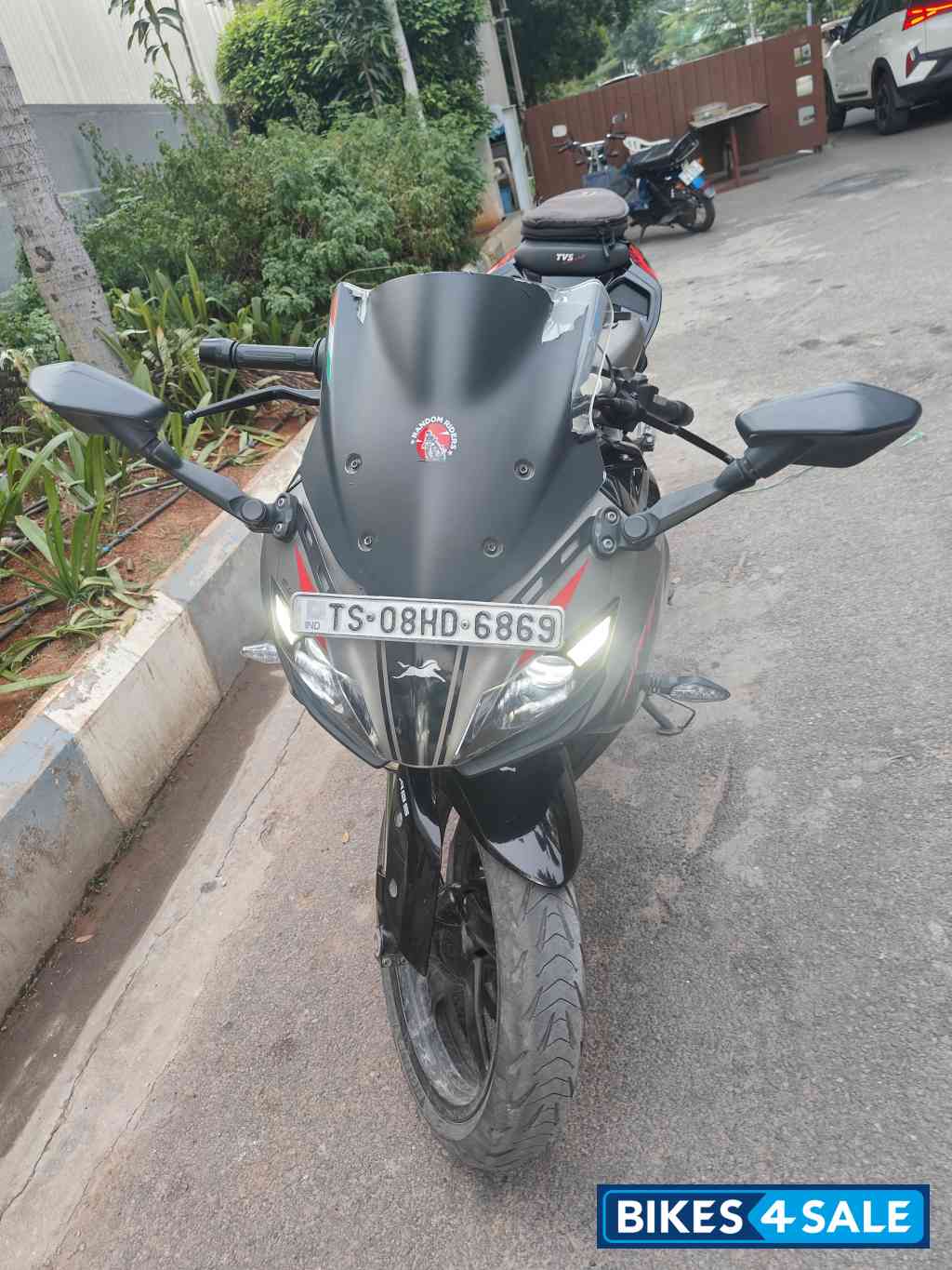 Gray TVS Apache RR 310 2020