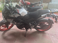 White Yamaha MT-15 BS6