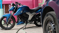 Blue TVS Apache RTR 160 4V BS6