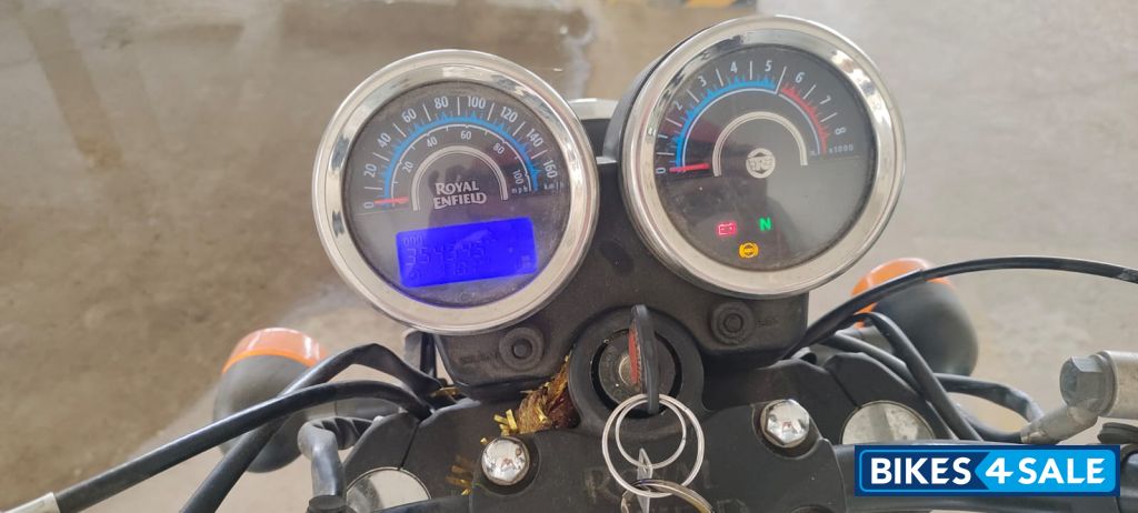 Whimsical White Royal Enfield Thunderbird X 350