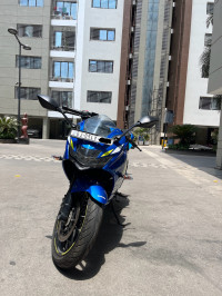 Blue Suzuki Gixxer SF Moto GP