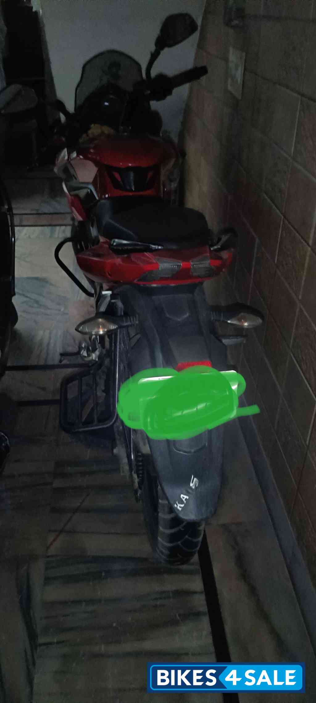 Red Bajaj Pulsar AS 150