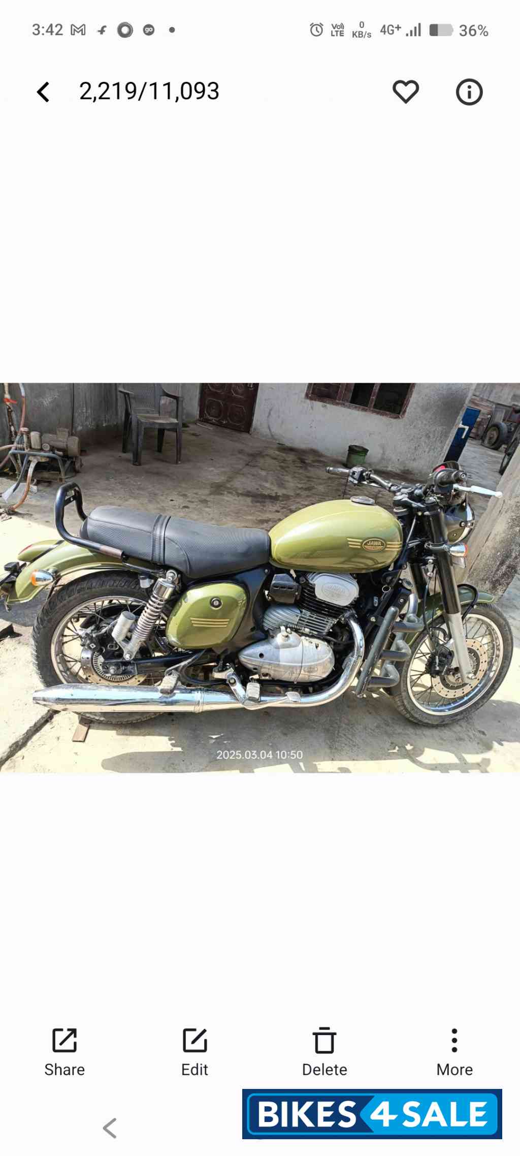 Jawa forty two BS6