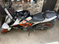 White KTM Duke 390