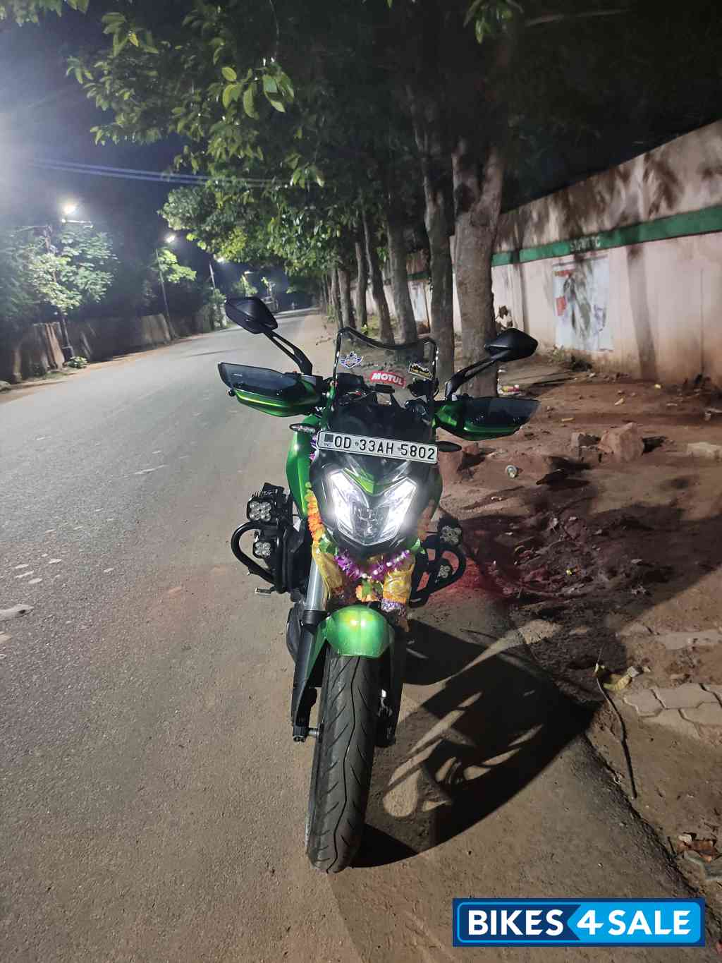 Green And Black Bajaj Dominar 400 ABS BS6
