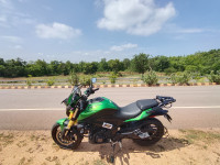 Green And Black Bajaj Dominar 400 ABS BS6