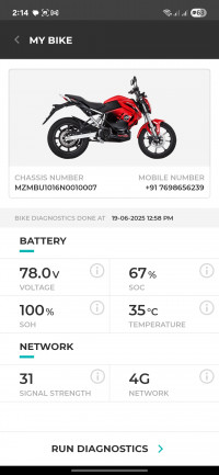 Revolt RV400 Eclipse Red