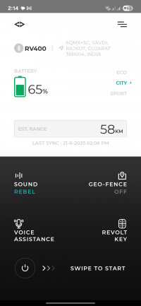 Revolt RV400 Eclipse Red