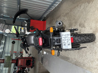 Black Silver Royal Enfield Scram 411