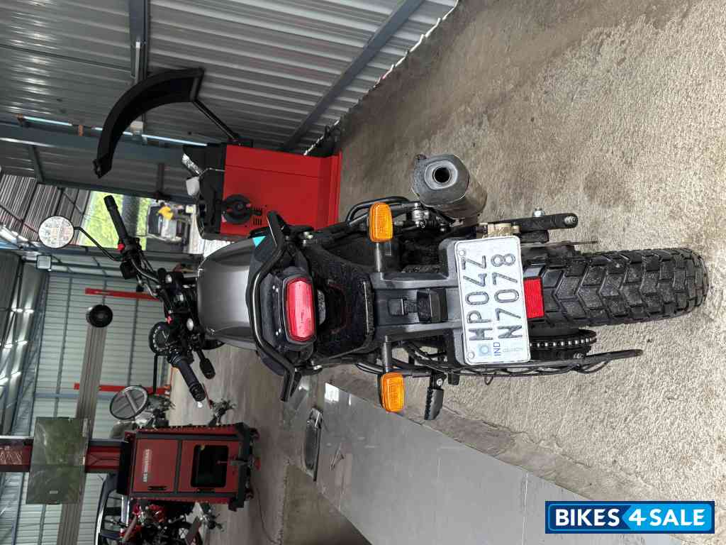 Black Silver Royal Enfield Scram 411