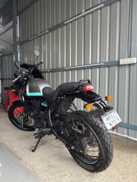 Black Silver Royal Enfield Scram 411