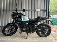 Black Silver Royal Enfield Scram 411