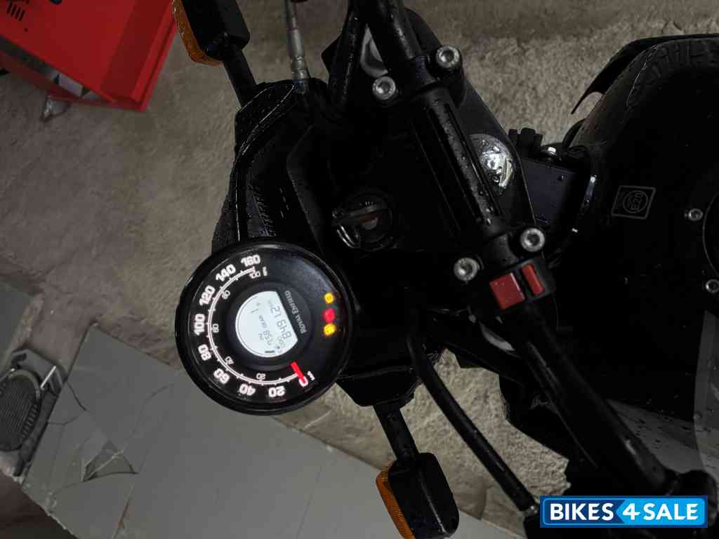 Black Silver Royal Enfield Scram 411