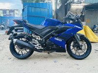 Blue Yamaha YZF R15 V3