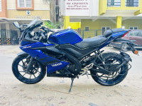 Blue Yamaha YZF R15 V3