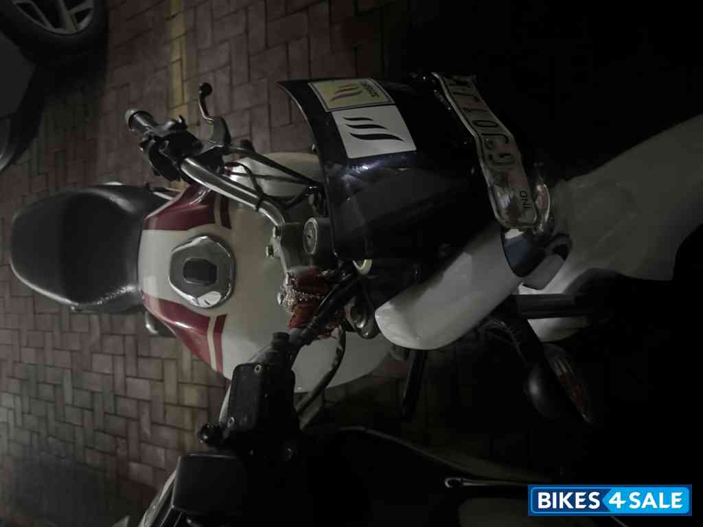 White & Red Bajaj V15