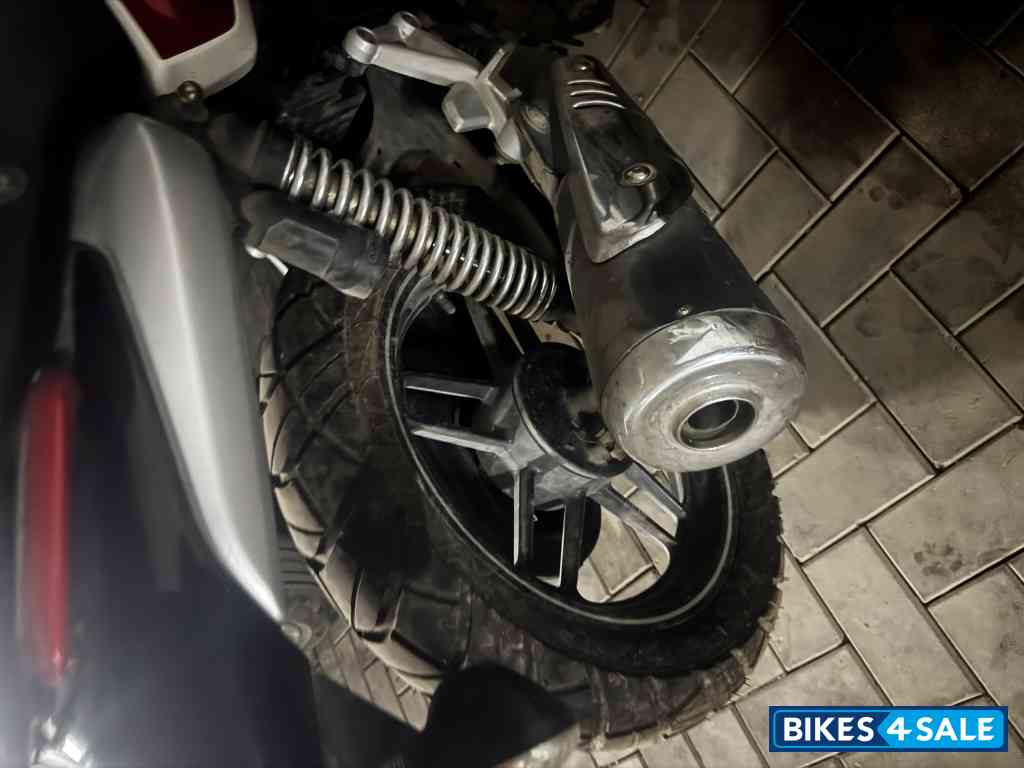 White & Red Bajaj V15