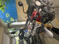 Red Triumph Scrambler 400 X