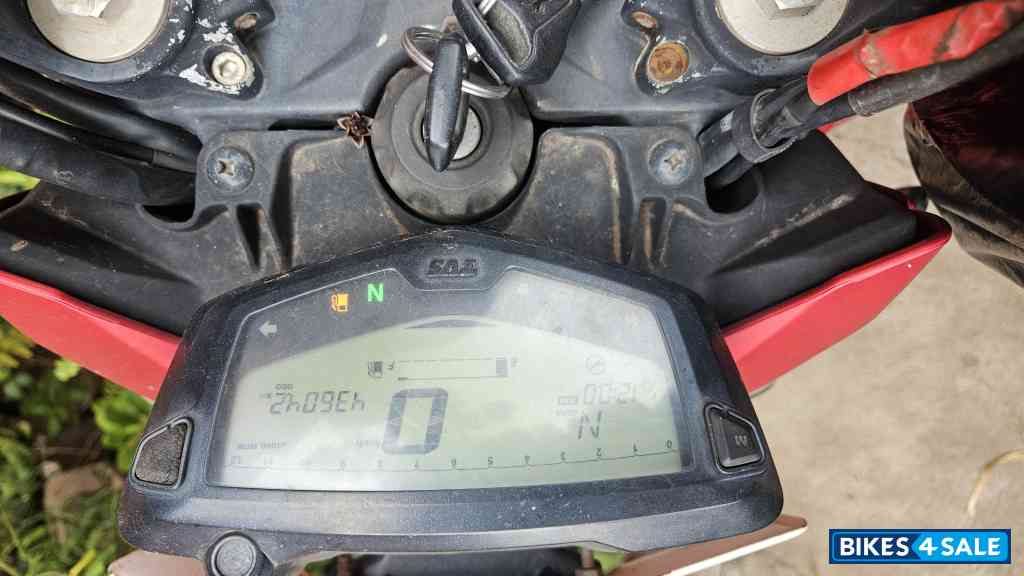 Matte Red TVS Apache RTR 200 4V ABS