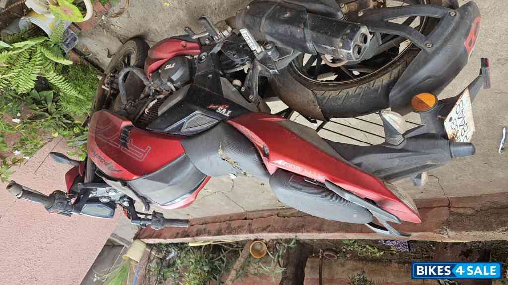 Matte Red TVS Apache RTR 200 4V ABS