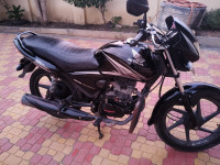 Black Honda CB Shine