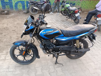 Black Blue Bajaj Platina 110 H-Gear BS6