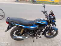 Black Blue Bajaj Platina 110 H-Gear BS6