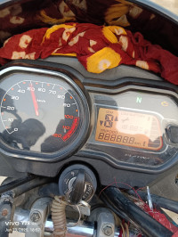 Black Blue Bajaj Platina 110 H-Gear BS6