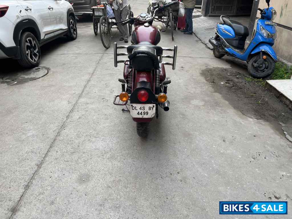 Maroon Royal Enfield Bullet 350
