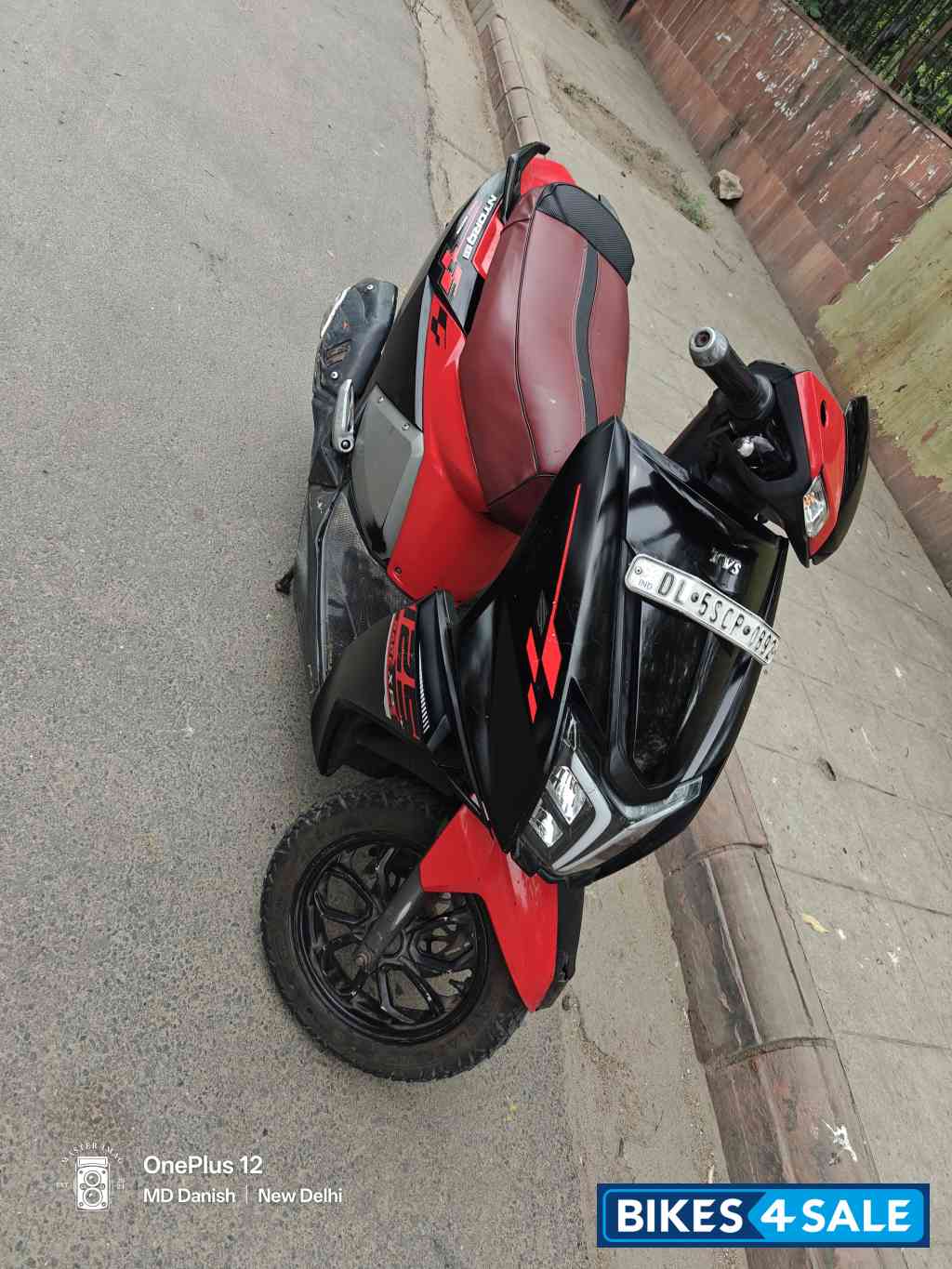 Black & Red TVS NTORQ 125 Race Edition Black & Red TVS NTORQ 125 Race Edition