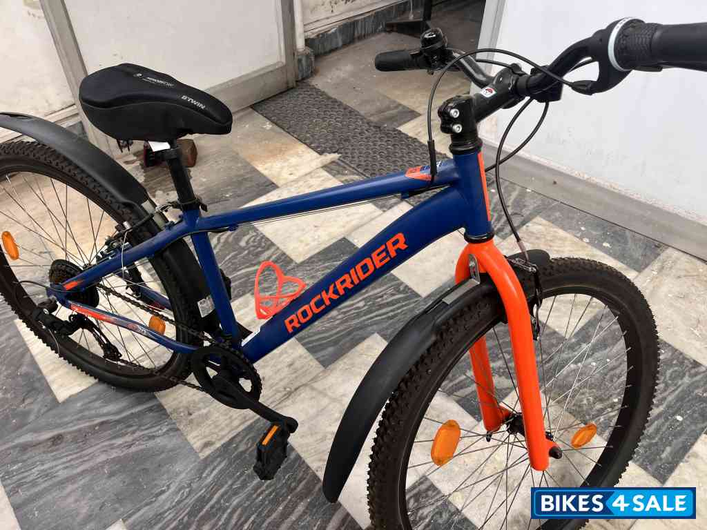 Blue And Orange Bicycle Decathlon