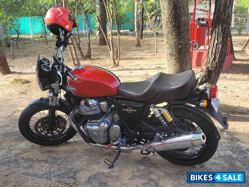 Ravishing Red Royal Enfield Interceptor 650 Twin