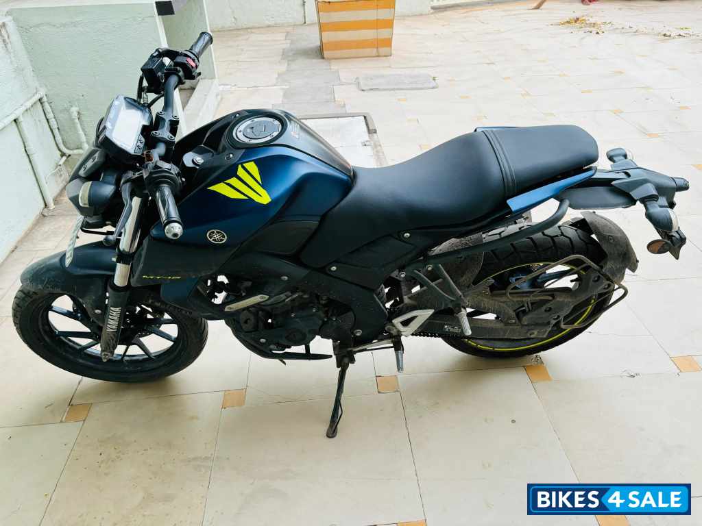 Blue Yamaha MT-15