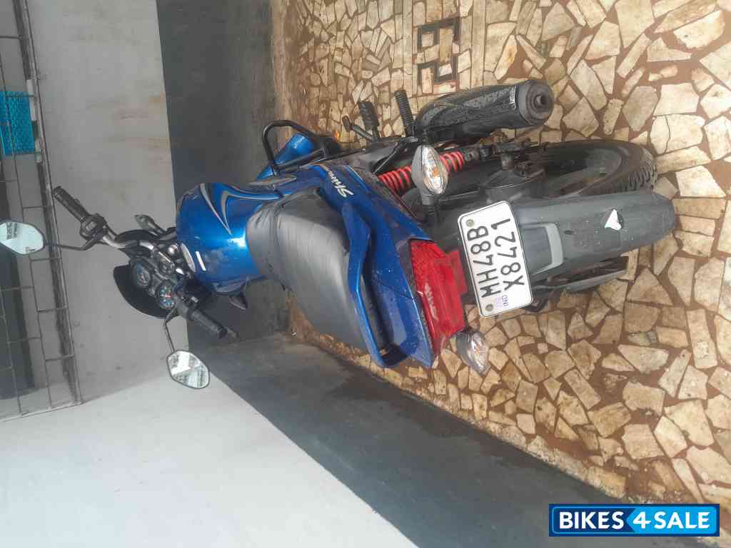 Blue Honda Shine 125 Drum