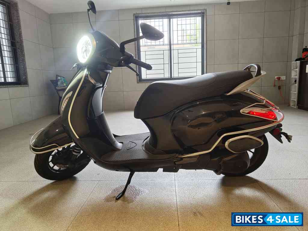 Black Bajaj Chetak Electric Black Bajaj Chetak Electric