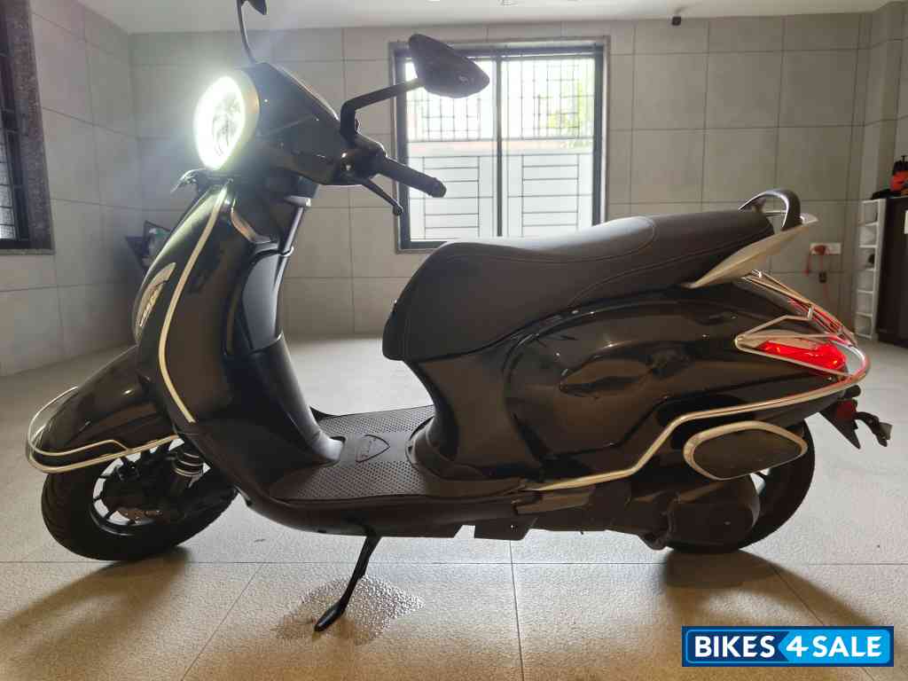 Black Bajaj Chetak Electric Black Bajaj Chetak Electric
