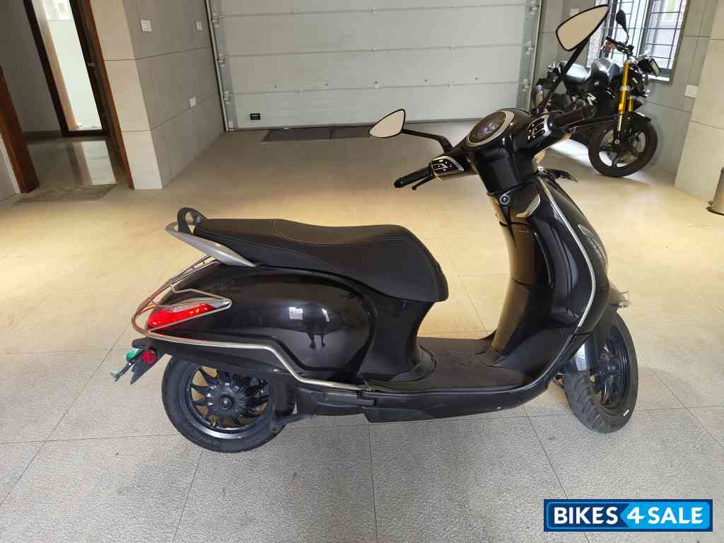 Black Bajaj Chetak Electric Black Bajaj Chetak Electric