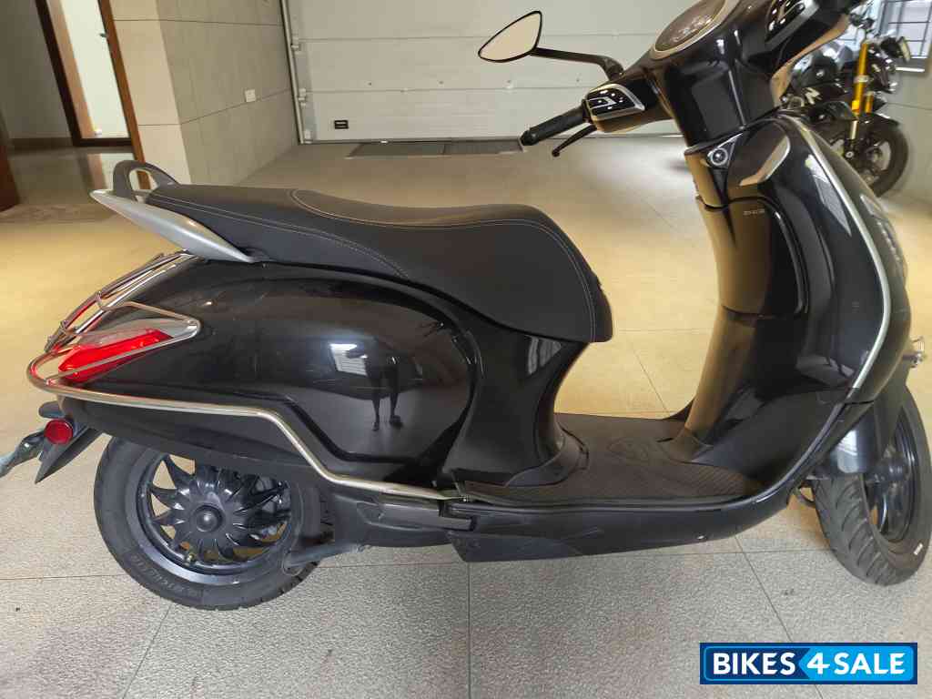 Black Bajaj Chetak Electric Black Bajaj Chetak Electric