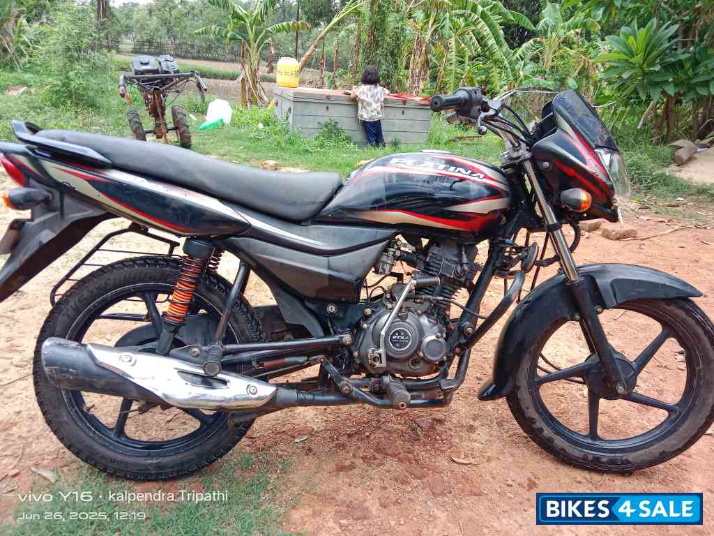 Red And Black Bajaj Platina 100 ES