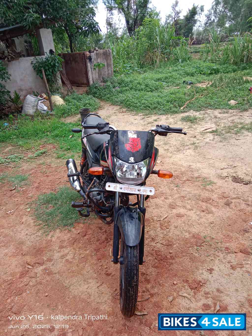 Red And Black Bajaj Platina 100 ES