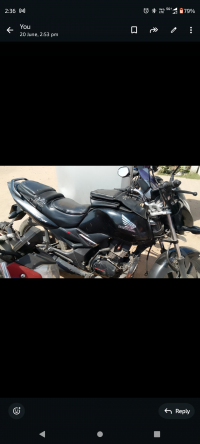 Black Honda CB Unicorn