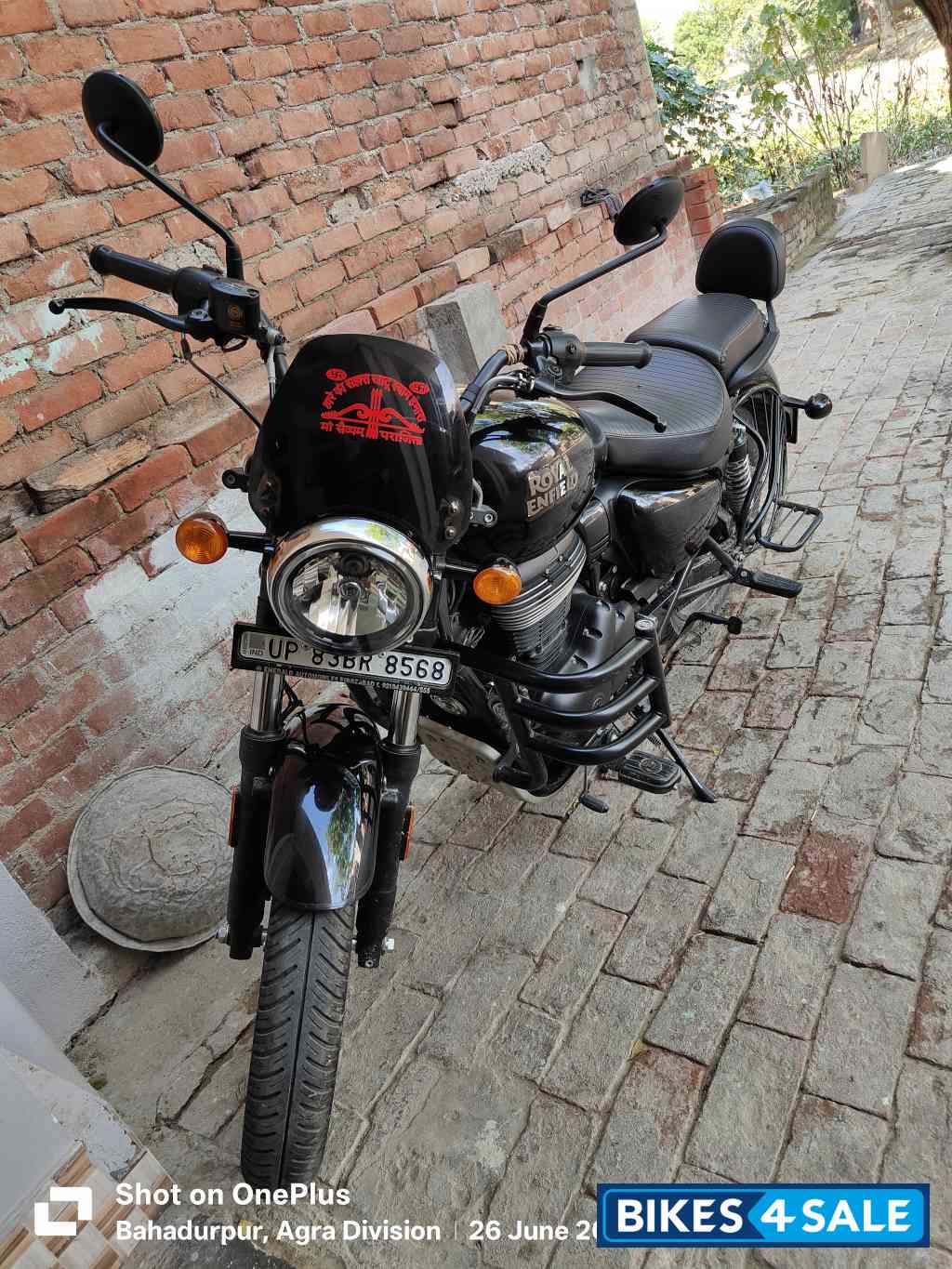 Black Royal Enfield Meteor 350 Fireball