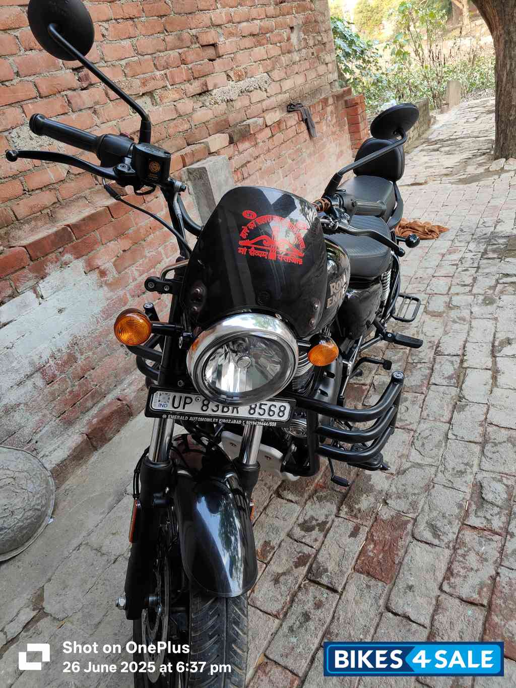 Black Royal Enfield Meteor 350 Fireball